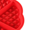5-Cavity Waffles Cake Chocolate Pan Silicone Mold Baking Mould Kitchen Tool ME
