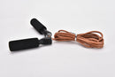 Leather Skipping Speed Rope Adjustable Weighted Boxing Jump Gym Exercise  Z