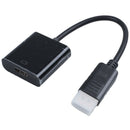 Display port DP male HDMI female M / F adapter cable Spare parts Black