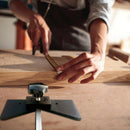 Center Ruler,Round Material Looking Center Scribe Line Ruler Wood Positioni