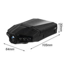 Mutifunction Car HD Driving Recorder Wide-Angle Infrared Vision ABS Night P O6M7
