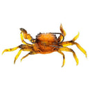 Fishing tackle Soft lure Artificial Crab Hook Yellow orange