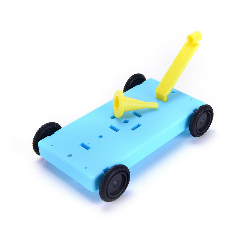 Science Physical Experiments Homemade Balloon Recoil Car DIY Materials For Kid3c