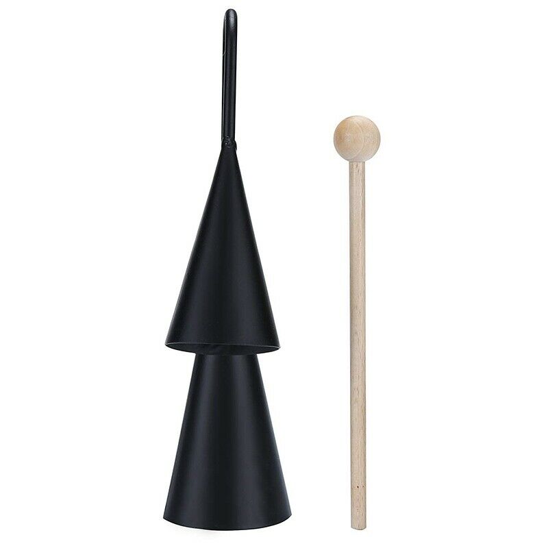 Agogo Bell Traditional Handheld with Raft Latin Percussion Can Emit Two Dif