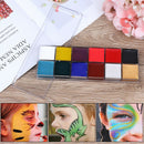 12 Colors Face Body Paint Oil Painting Art Make Up Tool Set Halloween Party K3C