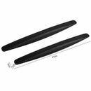 2X Car Carbon Fiber Texture Anti-rub Protector SUV Bumper Edge Guard Strips New