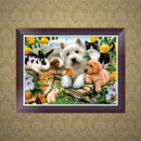 5D Diamond Embroidery Animal Flower Painting Cross Stitch Craft Home Decor