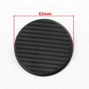 2x New Black Car Auto Water Cup Slot Non-Slip Carbon Fiber Look Mat Accessories