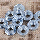 10PCS 8mm Flange Bar Nuts Side Cover Nuts fit for Husqvarna & Jonsered Chainsaw