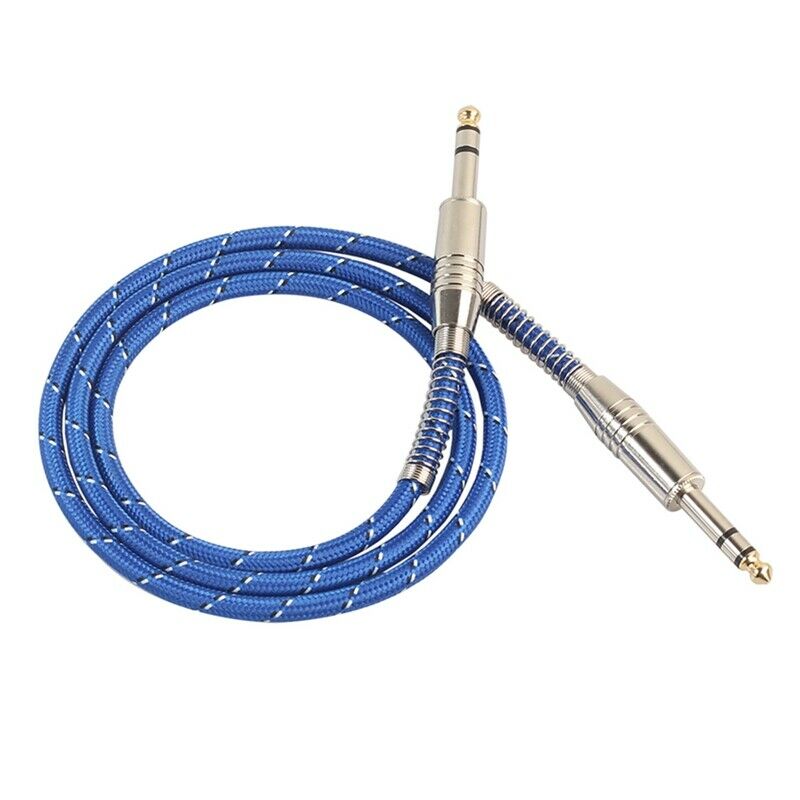 6.35mm to 6.35mm Audio Cable Male to Male For Electric Guitar Mixer Stereo
