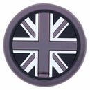 Mini Auto Car Water Cup Bottle Holder Anti-slip Pad Mat 72mm  Black & gray