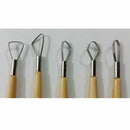 Metal Cutter Pottery Double-Ended Sculpting Tool Set 5 in 1 O8I7