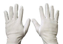Terrific Cotton Blend White Micro Dotted Grip Fine Handling Gloves Szo