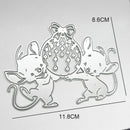 Animal Mouse Metal Cutting Dies Stencils DIY Scrapbooking Album Paper Craft