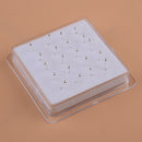 20pcs 2mm Ball Bar Bone Nose Stud Rings Body Piercing Jewelry
