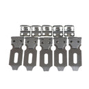 5pcs Stainless Steel Home Drawer Door Safety Padlock Latch Hasp Staple Parts Cy