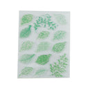 Vivid  Green Leaves Stamps DIY Scrapbooking Card Making Photo Album Decor FT