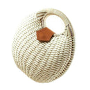 Snail's Nest Tote Handbag Summer Beach Bags Woman Straw Bags Women's Handba V7L4