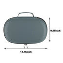 Double Zippered Hard Carrying Case for Oculus Quest 2 VR Gaming Headsets and