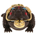 Chinese Fengshui Decor Lucky Frog 3 Legs Toad Incense Burner Ash Catcher 8cm