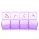 28 Grid 7 Days Pill Box Case Weekly Medicine Organizer Travel Tablet Storage Box