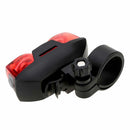 2 LED 7 Mode Super Bright Back Seat Red Light Safety Bicycle Bike Tail Rear Lamp