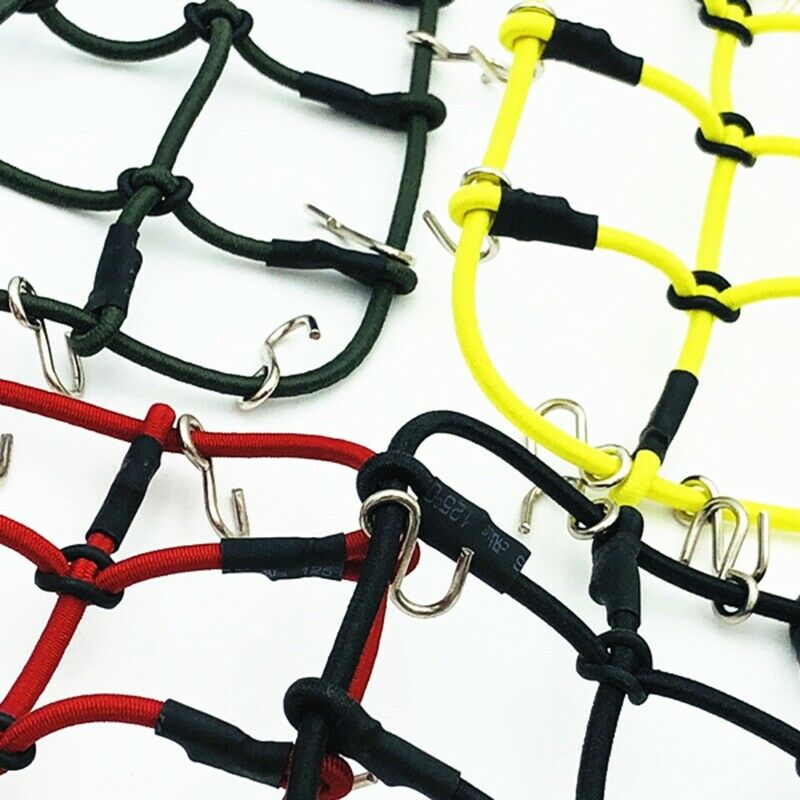 Elastic Luggage Net For 1/10 Traxxas Trx-4 Rc Car Rock Crawler Parts(Black 1P4X2