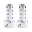 2 Pack Aluminum Universal Motorcycle Exhaust Silencer 42mm, 3 inch Length,