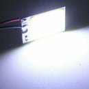 10PC 12V 6W 48SMD COB LED Car Interior Dome Panel T10 Festoon Light Lamp Bulbs^