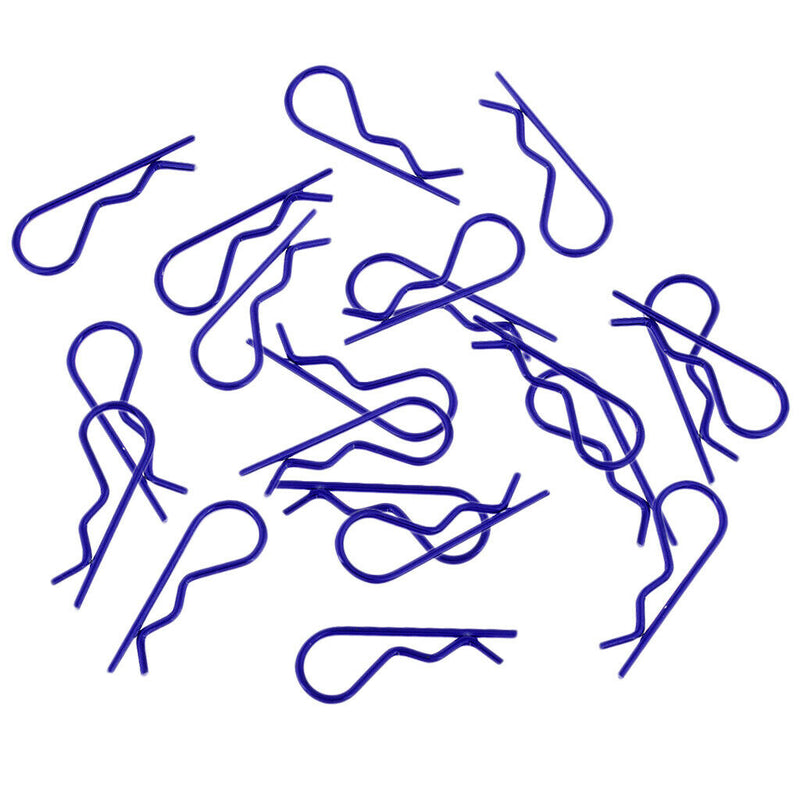 20pcs/set RC Car R-Pins fit 1/10 1/12 1/16 1/18 RC Car Truggy Accessory Blue