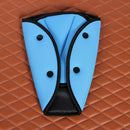 Kids Car Seat Belt Triangle Safety Holder Seat Cover Neck Protection (Blue