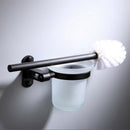 Bathroom Accessories Wall Mounted Black Space Bathroom Toilet Brush Holder