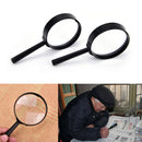 1Pcs Magnifier 60mm Handheld 5X Magnifying Glass Handheld Low Vision Reading FT