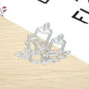 Xmas Candle Metal DIY Cut Die Stencil Scrapbook Album Paper Card Embossing CrBX