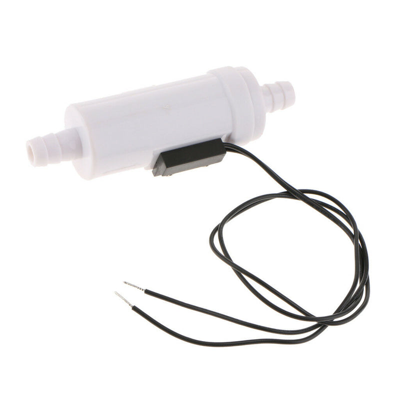 White Inlet Plastic Flow Sensor Magnetic Water Flow Liquid Reed Switch Meter