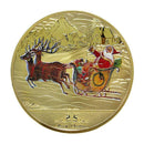 Christmas Memorial Coin Golden X4