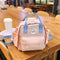 Animal Pattern Waterproof Backpacks Women Shoulder Crossbody Bags (Pink)
