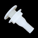 1Pc 5/8 Inch White Plastic Thru-Hull Bilge Pump Aerator Hose Fitting for TTK
