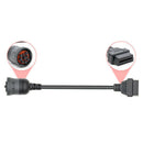Truck Cable OBD1 to OBD2 Adapter Cable for J1939 9Pin Female to OBD2 16Pin  D6W5