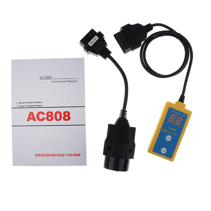 Car  Scan/Reset SRS Reset Scanner ODB 2 Diagnostic Tool AC808 for BMW