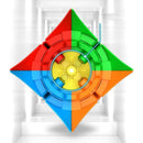 Creative Magic Speed Smooth Cube Stress Relief Toys Kids IQ Game 4 Leaves