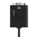 HDMI Male to VGA Male 1080P HDTV Video Converter Adapter with Audio Cable A