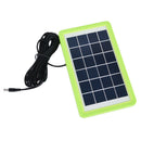 30W USB Solar Panel 5/12V 10-in-1 Charging Line For Boat Car Home Camping Hiki^