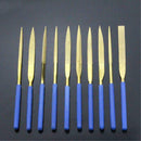 10 PCS Woodwork Jewelers Ceramic Diamond Needle Files Set Tools Useful h PKN