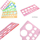 1X Quilling Ruler Template Tool Kit Circle Size Origami Paper Quilled Creat MO