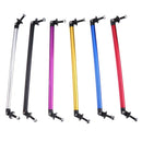 2Pcs Tone Aluminum Car Front Bumper Lip Splitter Tie Rod 20CM 7.9inch Black