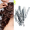 45Pcs Long 6.0CM U Black Hair Bobby Pins Grips Hair Clip Confidence HOT-AU Y6L9