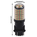 2Pcs 3157 4157NA LED Switchback DUAL White Amber Signal Parking LED BulbsFT