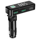 Bluetooth4.2 Car Hands-free Kit FM Transmitter MP3 Player Dual USB Fast Charging