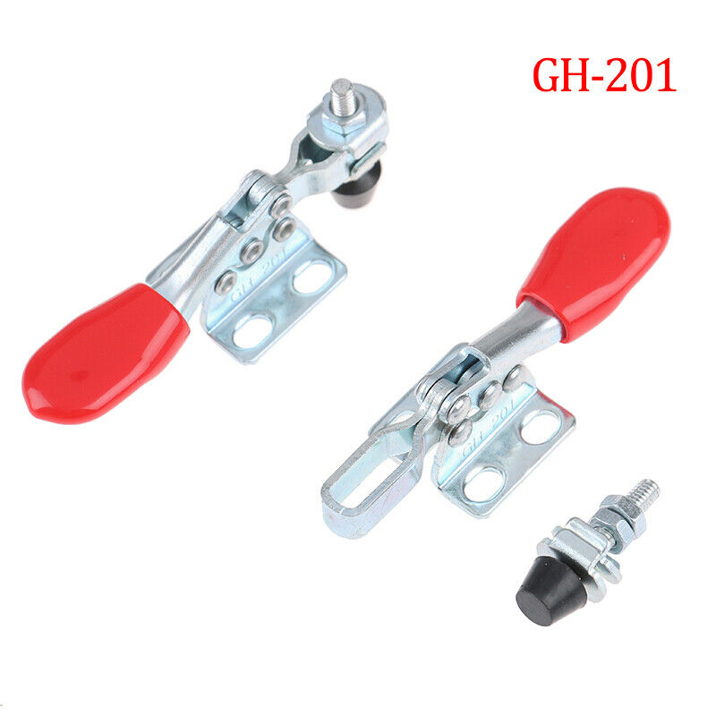 2pcs Parallel GH-201 Quick Fixture Horizontal Toggle Fixture Woodworking Fix Ew